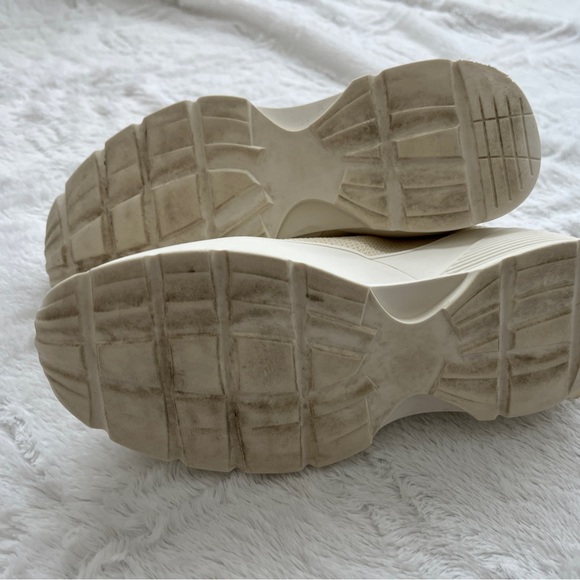 H&M Cream/Beige Sock Slip-On Women's Sneakers - Picture 3 of 15